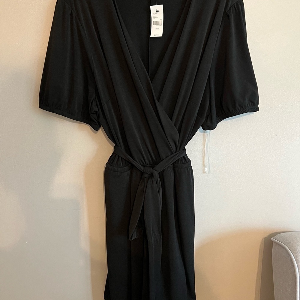 Lane Bryant Black Wrap Dress